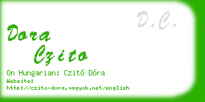 dora czito business card